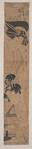 Dos mujeres, c.1795 de Juka Sejiko